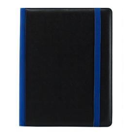 53-822 synthetic leather padfolio blue